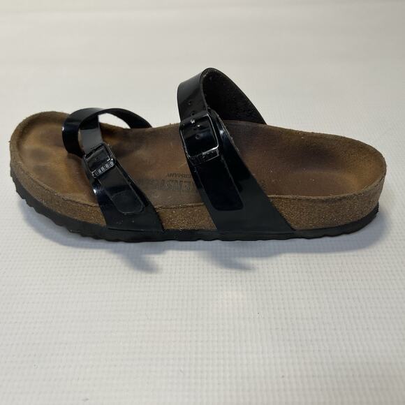Birkenstock Mayari Black Toe Loop Sandals Womens Size 38 L7 M5 - Picture 5 of 12